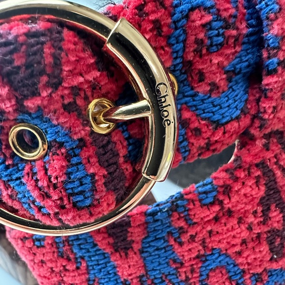 SOLD Chloé Tapestry Platform Mules - Picture 8 of 11